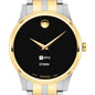 NYU Stern Men's Movado Collection Two-Tone Watch with Black Dial Shot #1