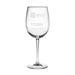 NYU Stern School of Business Red Wine Glasses - Made in the USA