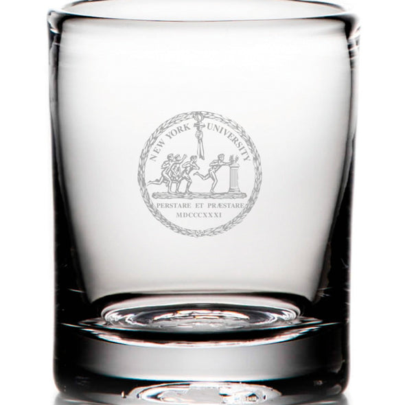 NYU Whiskey Glass by Simon Pearce Shot #2