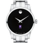 NYU Women's Movado Stainless Steel Watch with Black Dial Shot #1