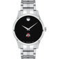 Ohio State Men's Movado Collection Stainless Steel Watch with Black Dial Shot #2