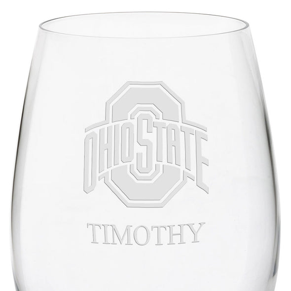 Ohio State Red Wine Glasses Shot #3