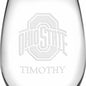 Ohio State Stemless Wine Glasses Made in the USA Shot #3