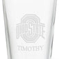 Ohio State University 16 oz Pint Glass Shot #3