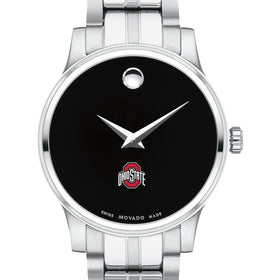 Ohio State Women&#39;s Movado Stainless Steel Watch with Black Dial Shot #1