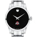 Ohio State Women's Movado Stainless Steel Watch with Black Dial