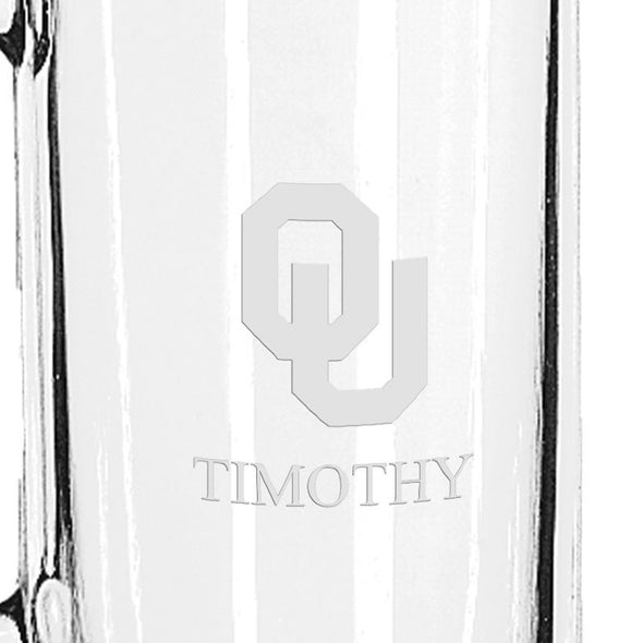 Oklahoma 25 oz Beer Mug Shot #3