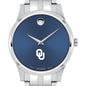 Oklahoma Men's Movado Collection Stainless Steel Watch with Blue Dial Shot #1