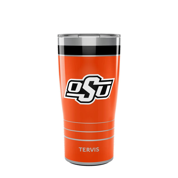 Oklahoma State 20 oz. Stainless Steel Tervis Tumblers with Slider Lids - Set of 2 Shot #1