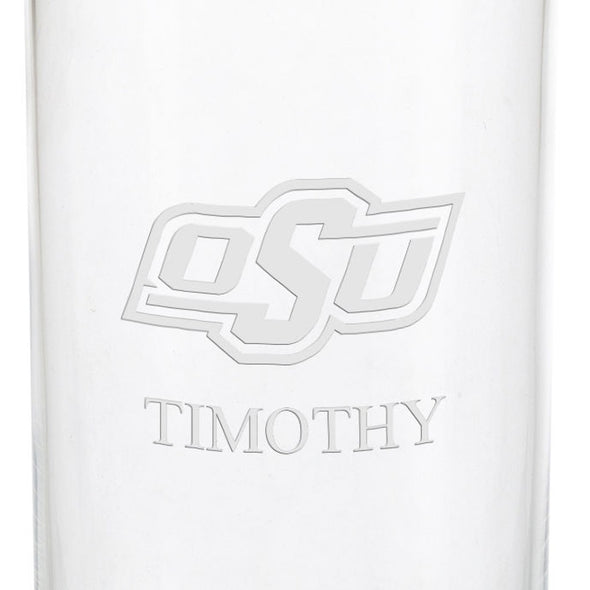 Oklahoma State Iced Beverage Glass Shot #3