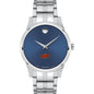 Oklahoma State Men's Movado Collection Stainless Steel Watch with Blue Dial Shot #2