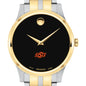 Oklahoma State Men's Movado Collection Two-Tone Watch with Black Dial Shot #1