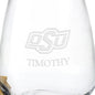 Oklahoma State Stemless Wine Glasses Shot #3