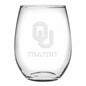 Oklahoma Stemless Wine Glasses Made in the USA Shot #1