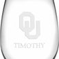 Oklahoma Stemless Wine Glasses Made in the USA Shot #3