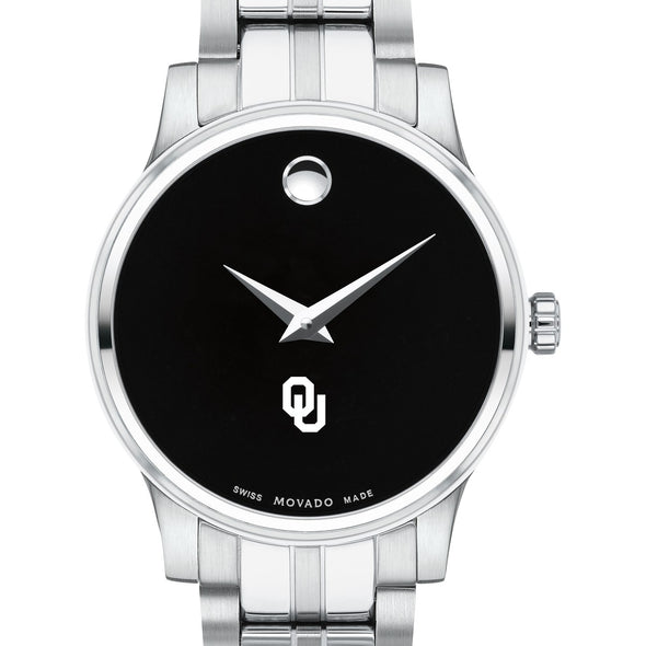 Oklahoma Women&#39;s Movado Stainless Steel Watch with Black Dial Shot #1