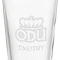 Old Dominion University 16 oz Pint Glass Shot #3