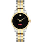 Ole Miss Women's Movado Collection Two-Tone Watch with Black Dial Shot #2