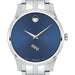 Oral Roberts Men's Movado Collection Stainless Steel Watch with Blue Dial