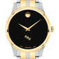 Oral Roberts Men's Movado Collection Two-Tone Watch with Black Dial Shot #1