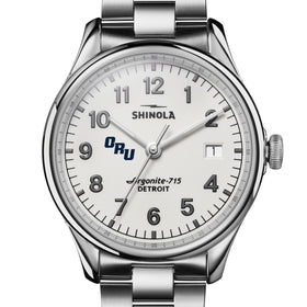 Oral Roberts University Shinola Watch, The Vinton 38 mm Alabaster Dial at M.LaHart &amp; Co. Shot #1