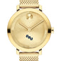 Oral Roberts University Women's Movado Bold Gold with Mesh Bracelet Shot #1