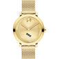 Oral Roberts University Women's Movado Bold Gold with Mesh Bracelet Shot #2