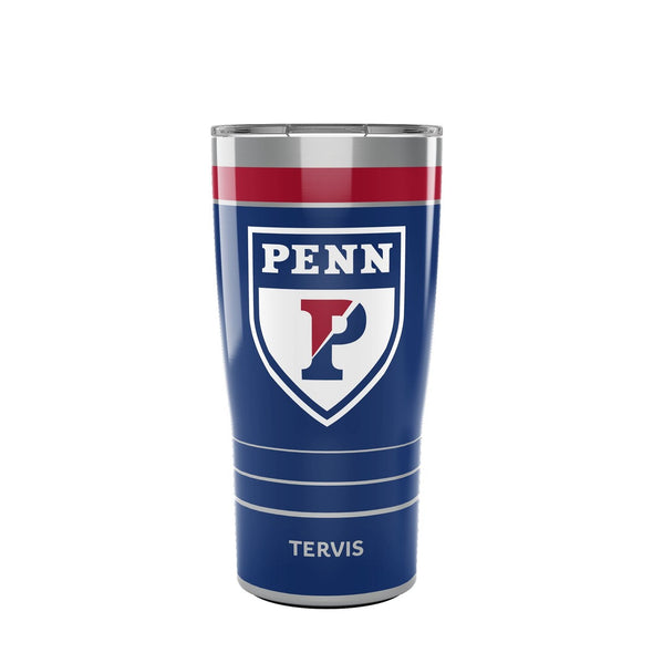 Penn 20 oz. Stainless Steel Tervis Tumblers with Slider Lids - Set of 2 Shot #1