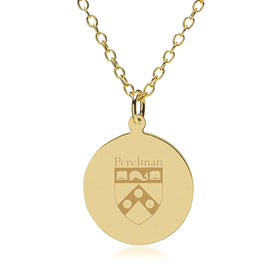 Penn Med 14K Gold Pendant &amp; Chain Shot #1