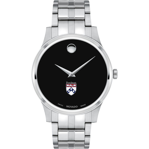 Penn Med Men&#39;s Movado Collection Stainless Steel Watch with Black Dial Shot #2