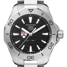 Penn Med Men&#39;s TAG Heuer Steel Aquaracer with Black Dial Shot #1