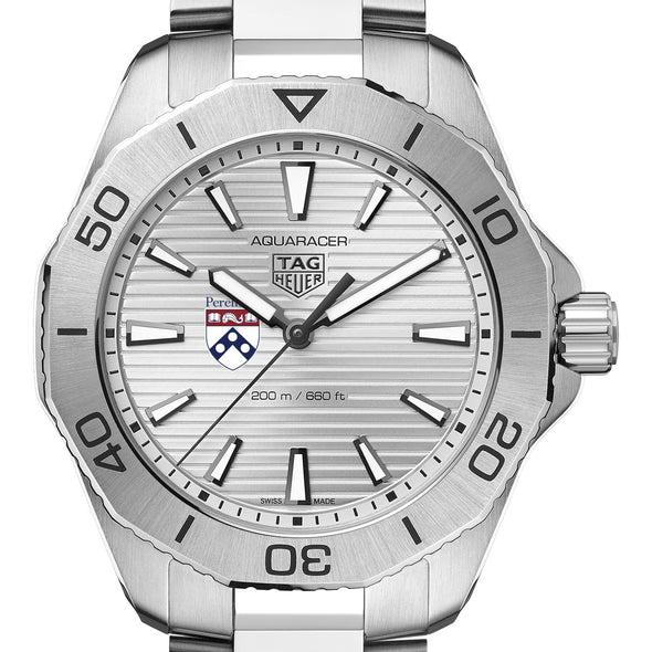 Penn Med Men&#39;s TAG Heuer Steel Aquaracer with Silver Dial Shot #1