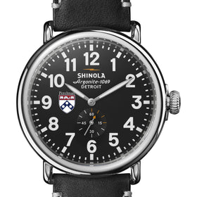 Penn Med Shinola Watch, The Runwell 47 mm Black Dial Shot #1