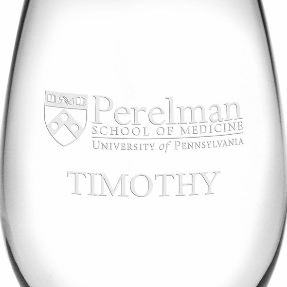 Penn Med Stemless Wine Glasses Made in the USA Shot #3