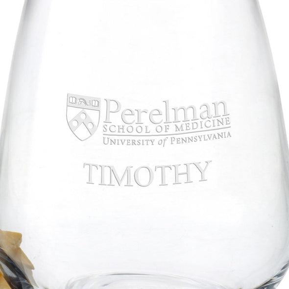 Penn Med Stemless Wine Glasses Shot #3