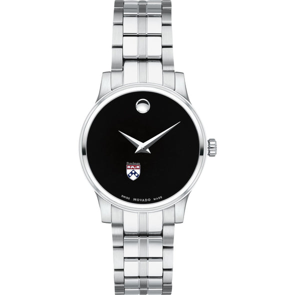 Penn Med Women&#39;s Movado Stainless Steel Watch with Black Dial Shot #2