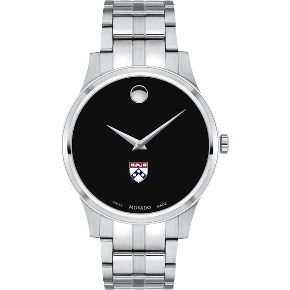 Penn Men&#39;s Movado Collection Stainless Steel Watch with Black Dial Shot #2