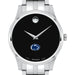 Penn State Men's Movado Collection Stainless Steel Watch with Black Dial