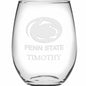 Penn State Stemless Wine Glasses Made in the USA Shot #2