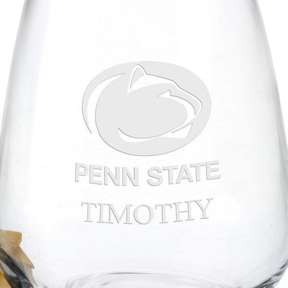 Penn State Stemless Wine Glasses Shot #3