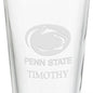 Penn State University 16 oz Pint Glass Shot #3