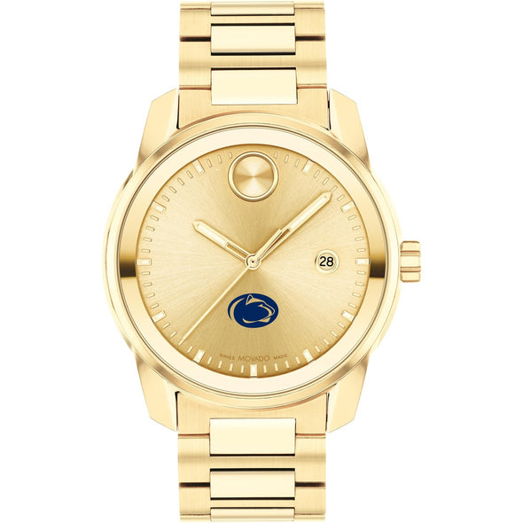 Penn State University Men&#39;s Movado BOLD Gold with Date Window Shot #2