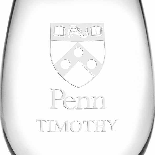 Penn Stemless Wine Glasses Made in the USA Shot #3