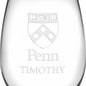 Penn Stemless Wine Glasses Made in the USA Shot #3