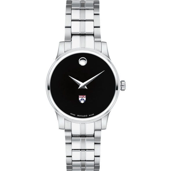 Penn Women&#39;s Movado Stainless Steel Watch with Black Dial Shot #2