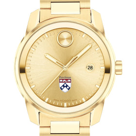 Perelman School of Medicine Men&#39;s Movado BOLD Gold with Date Window Shot #1