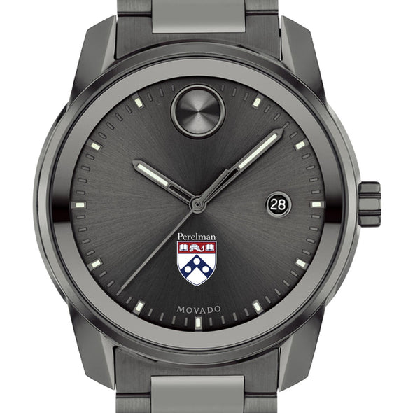 Perelman School of Medicine Men&#39;s Movado BOLD Gunmetal Grey with Date Window Shot #1