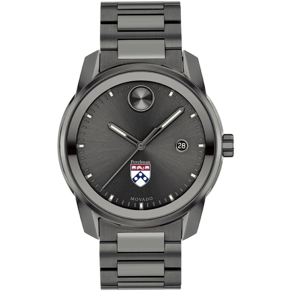 Perelman School of Medicine Men&#39;s Movado BOLD Gunmetal Grey with Date Window Shot #2