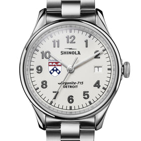 Perelman School of Medicine Shinola Watch, The Vinton 38 mm Alabaster Dial at M.LaHart &amp; Co. Shot #1