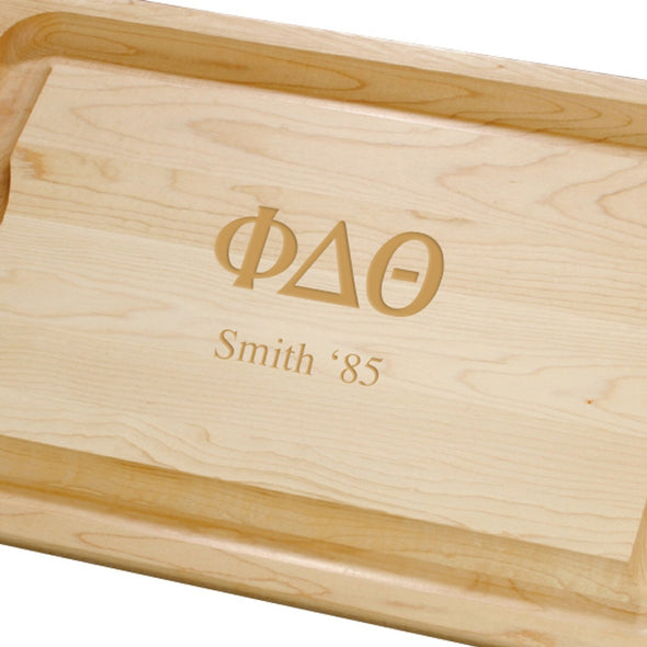 Phi Delta Theta Maple Cutting Board Shot #2